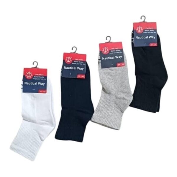 Plaine Men socks medium cut half cushioned - Image 3