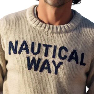 Nautical Way cashmere wool pullover