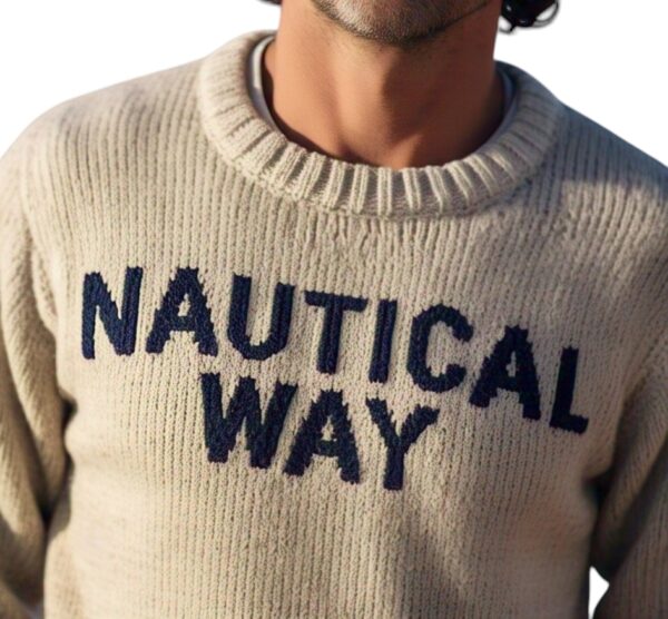 Nautical Way cashmere wool pullover