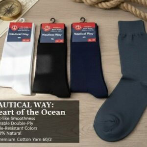 Men Long socks
mercerised 💯% cotton yarn 60/2