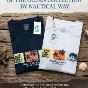 NAUTICAL WAY palm waves