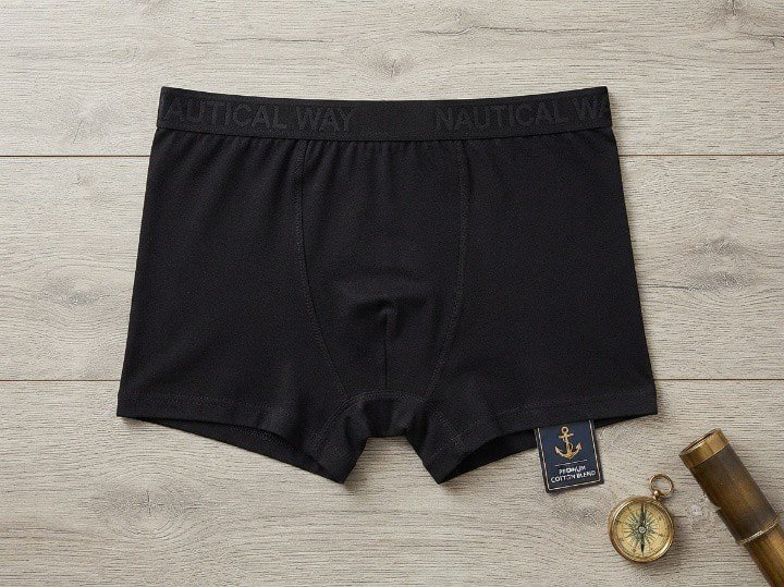 Nautical Way Men’s Premium Cotton Boxer Briefs – 3-Pack - Image 3